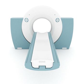 MRI image of the device on a white background