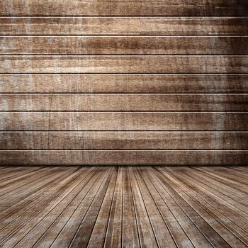 Textured background of wooden room with good texture.
