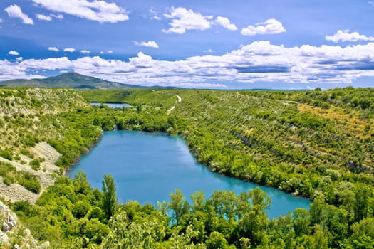Krka river national park - Brljan lake, Dalmatia, Croatia