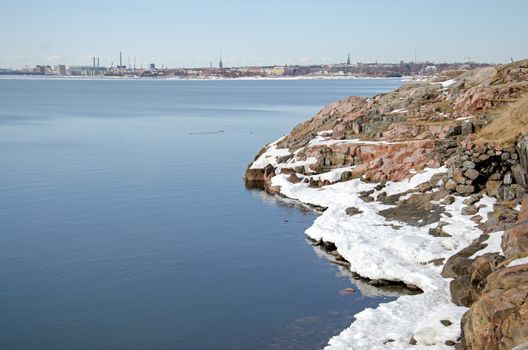 Fortress of Suomenlinna Island near Helsinki. Finland.