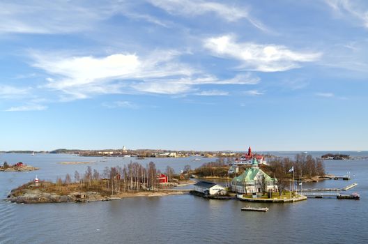 Island in the Baltic sea near Helsinki. Finland.