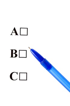 Multiple Choice,ABC,Four options