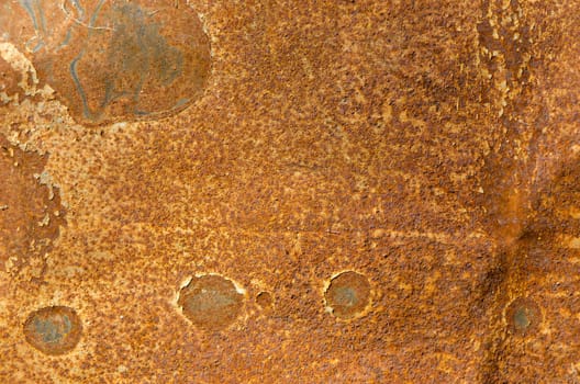 tin with rust stains background