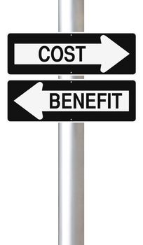 A modified one way sign on Cost Benefit Analysis