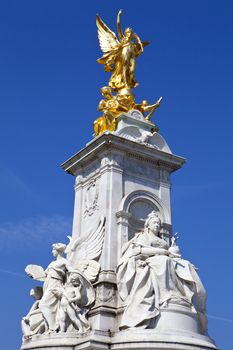 The Victoria Memorial in London.