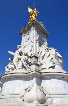 The Victoria Memorial in London.