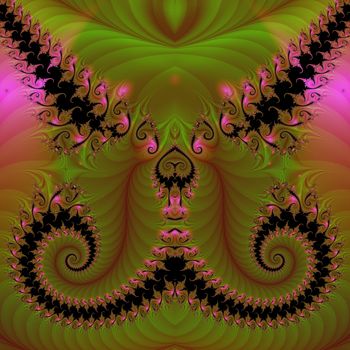 Digital fractal art.