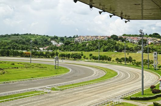 San Lazaro Hippodrome, one of the highend racetracks in the Philippines.