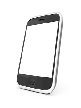 Image smartphone isolated on a white background