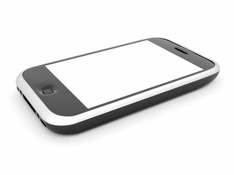 Image smartphone isolated on a white background