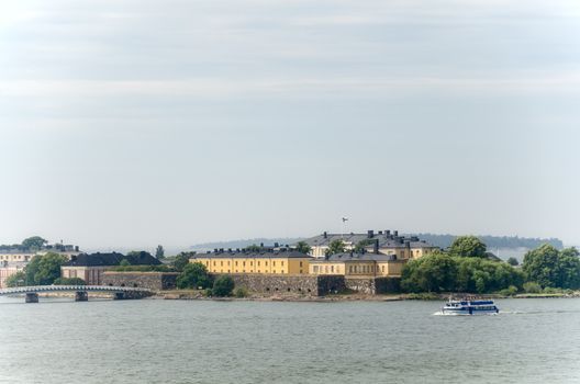 Fortress of Suomenlinna Island near Helsinki. Finland.