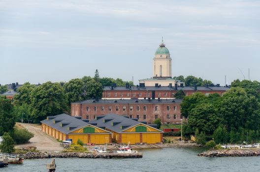 Fortress of Suomenlinna Island near Helsinki. Finland.