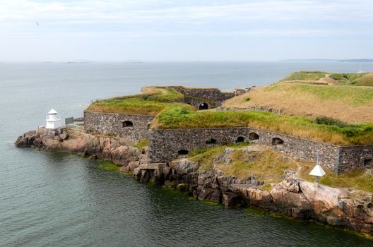 Fortress of Suomenlinna Island near Helsinki. Finland.