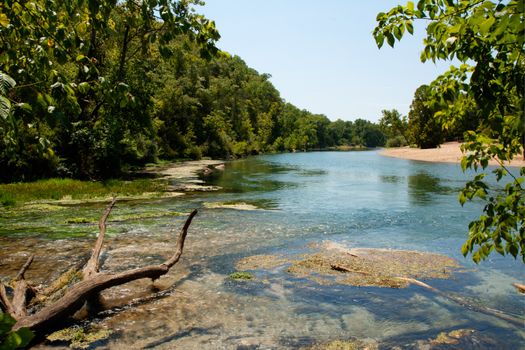 Beautiful Alley Springs, Missouri, located in the Ozark National Scenic Riverways