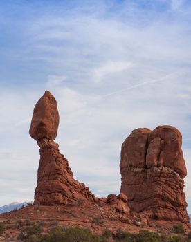 Taken at Arches National Park, Utah. How long will this huge rock remain in place. While Arches is an ever changing place, the changes are barely noticeable until it actually happens.