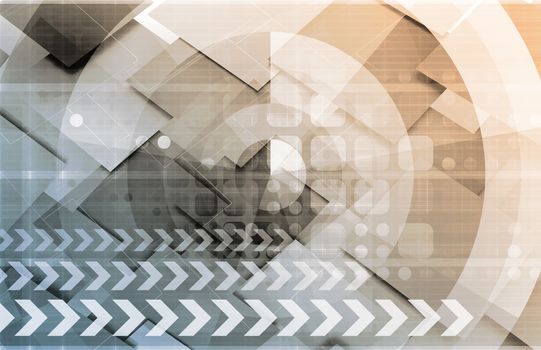 Management Consulting as a Abstract Concept Art