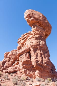 At Arches National Park imagination can run wild while viewing the many formations.
