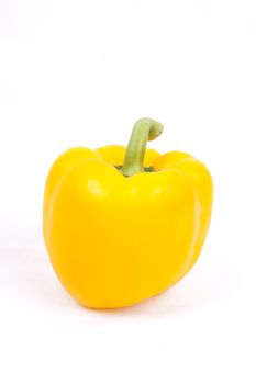 yellow peppers isolated on a white background