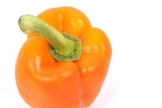 orange peppers isolated on a white background