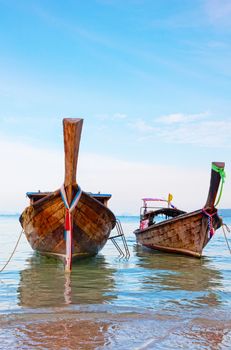 Traditional longtail boat , Krabi,Thailand