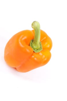 orange peppers on a white background