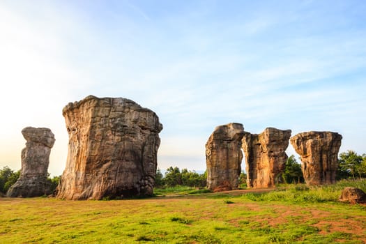 Mor hin khao in chaiyaphum province, thailand