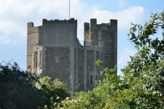 Orford Castle Through Trees