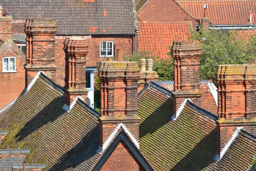 Roof tops and chimneys