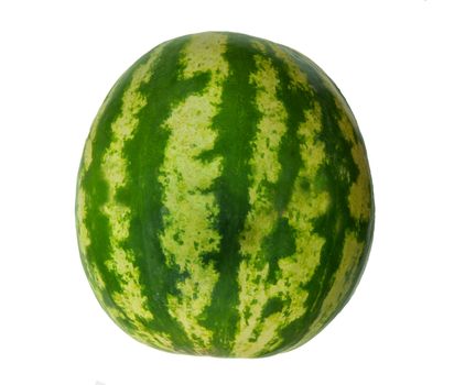 Ripe watermelon on white background is insulated