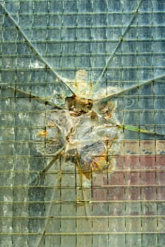 damaged window
