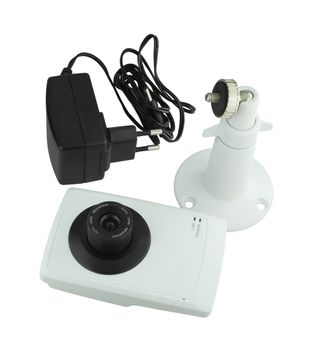 security camera accessory on white background