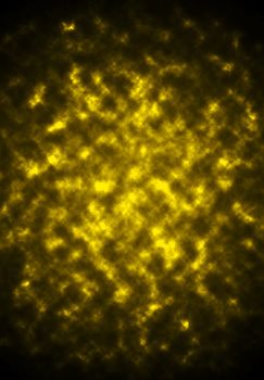 abstract background with yellow magic cloud flame