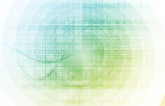 Technology Background as a Digital Abstract Art