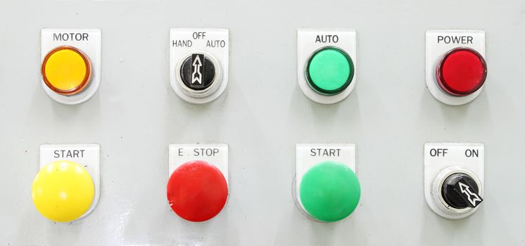 industrial switching button control panel