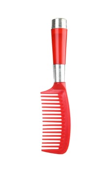 red comb on white background