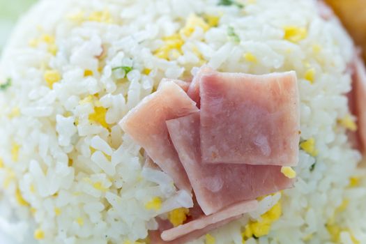 Ham, Egg Fried Rice is a nutritious diet