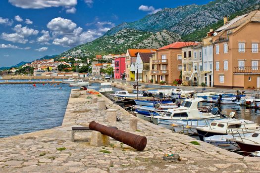 Town of Karlobag under Velebit mountain, Lika, Croatia