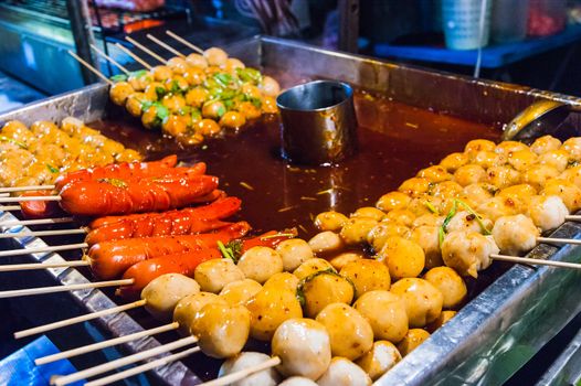 National dish popular in many other Southeast Asian countries Sa tay is Grilled pork with yellow curry powder