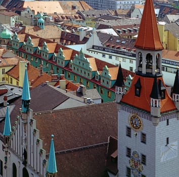 Roofs, Munich, Germany