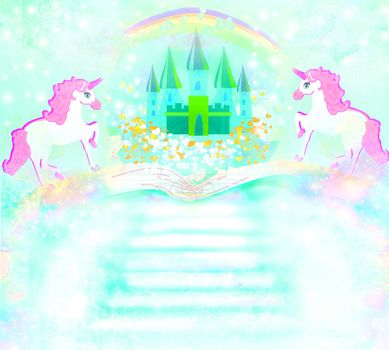 Magic book of fantasy stories