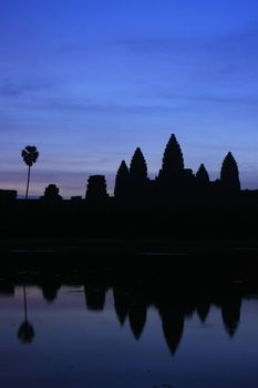 Angkor Wat temple at sunrise, Siem Reap, Cambodia