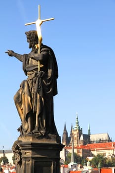 View over Prague, Czech Republic, Europe.