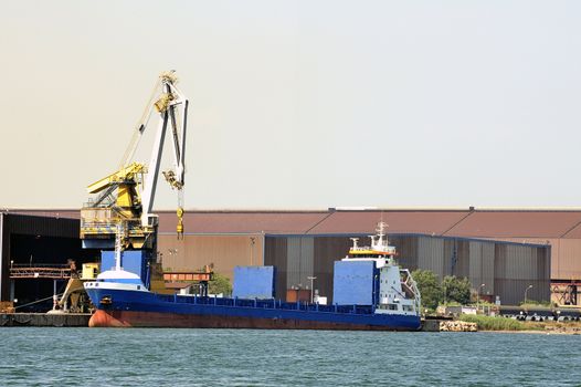 Industry on the wearing of Fos-sur-Mer beside Marseille.