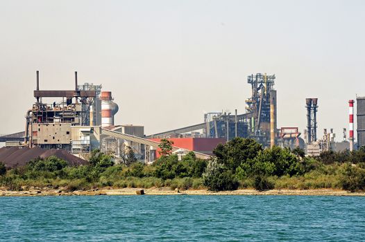 Industry on the wearing of Fos-sur-Mer beside Marseille.