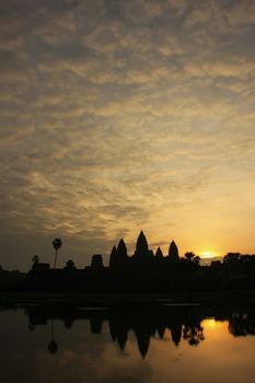 Angkor Wat temple at sunrise, Siem Reap, Cambodia