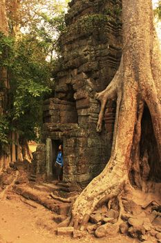 Ta Promh temple, Angkor area, Siem Reap, Cambodia