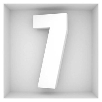 beautiful volume number on the gray background