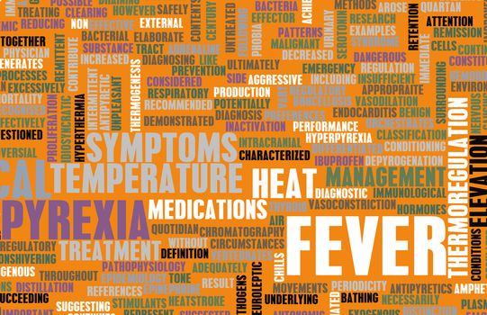 Fever Concept as a Medical Pyrexia Art