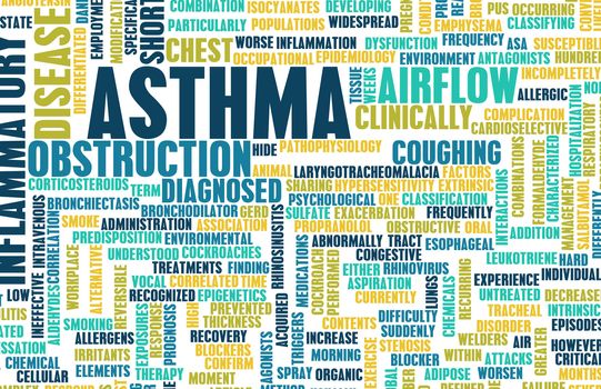 Asthma Respiratory Breathing Problem as a Concept