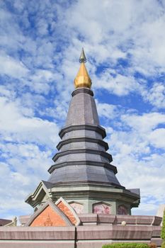 Stupa on Doi Inthanon. Chiang Mai, Thailand